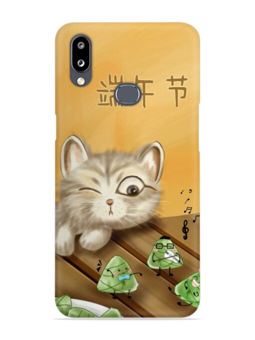 Cat Scorpion Dancing Snap Case for Samsung Galaxy A10S Zapvi