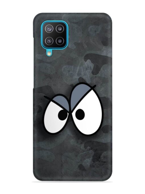 Big Eyes Night Mode Snap Case for Samsung Galaxy A12 Zapvi