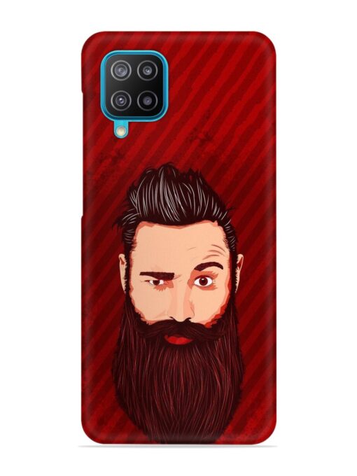 Beardo Man Snap Case for Samsung Galaxy A12 Zapvi