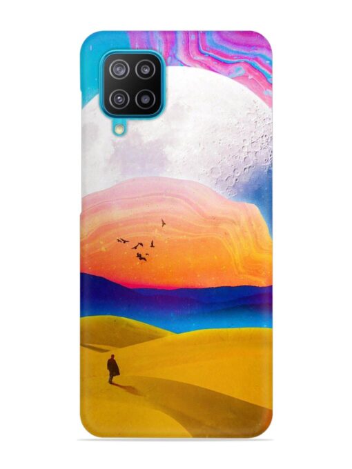 Sandy Desert Snap Case for Samsung Galaxy A12 Zapvi