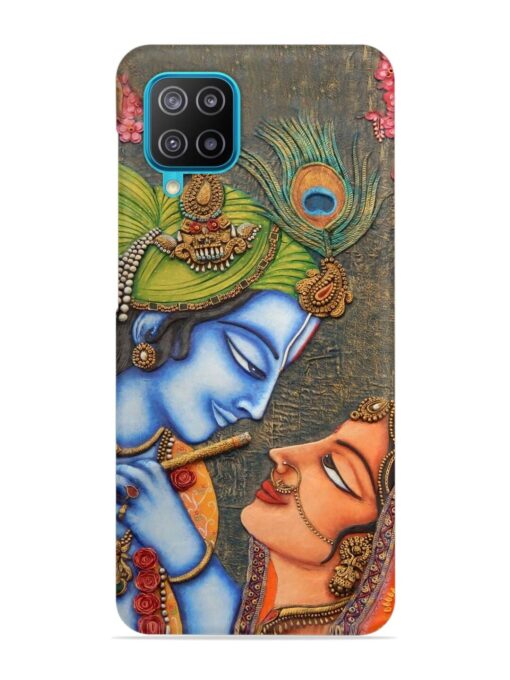 Lord Radha Krishna Flute Art Snap Case for Samsung Galaxy A12 Zapvi