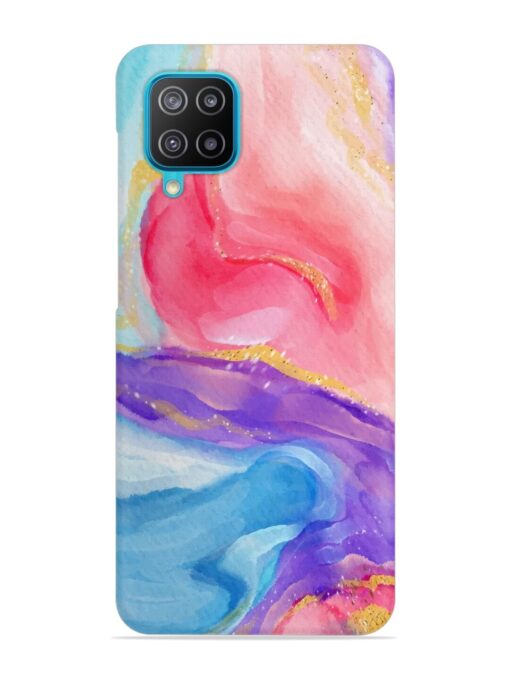 Watercolor Gradient Snap Case for Samsung Galaxy A12 Zapvi