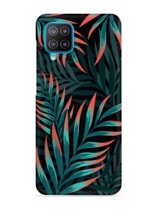 Green Leaf Art Snap Case for Samsung Galaxy A12 Zapvi