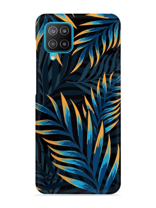 Abstract Leaf Art Snap Case for Samsung Galaxy A12 Zapvi