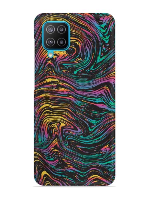 Abstract Liquid Colors Snap Case for Samsung Galaxy A12 Zapvi