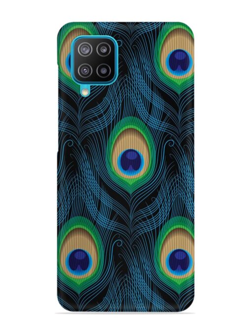 Seamless Pattern Peacock Snap Case for Samsung Galaxy A12 Zapvi