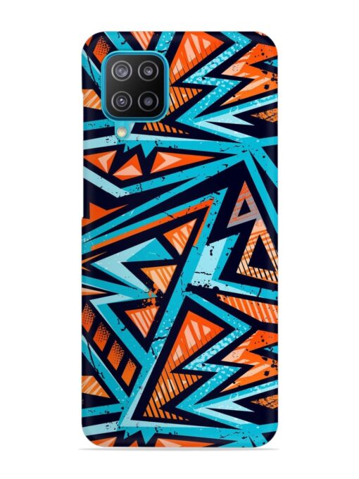 Abstract Seamless Grunge Snap Case for Samsung Galaxy A12 Zapvi