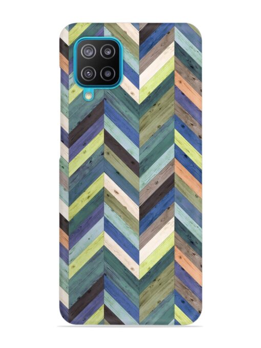 Chevron Random Color Snap Case for Samsung Galaxy A12 Zapvi