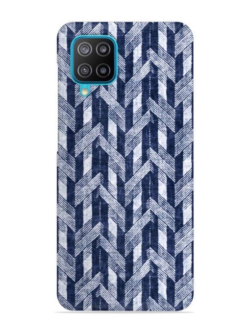 Abstract Herringbone Motif Snap Case for Samsung Galaxy A12 Zapvi