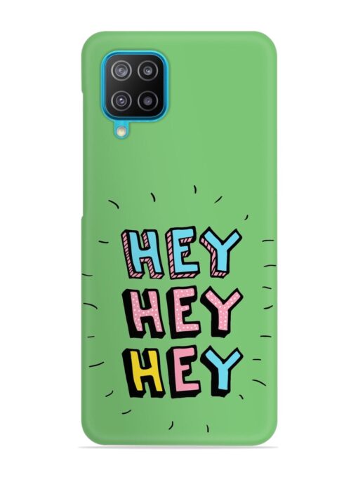 Hey Vector Cartoon Snap Case for Samsung Galaxy A12 Zapvi