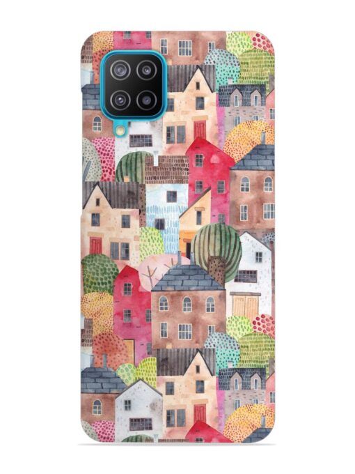 Abstract Seamless Pattern Snap Case for Samsung Galaxy A12 Zapvi