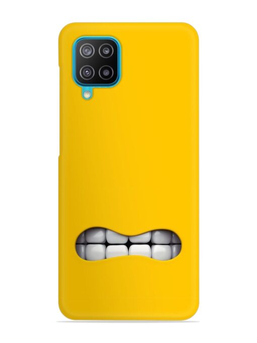 Mouth Character On Snap Case for Samsung Galaxy A12 Zapvi