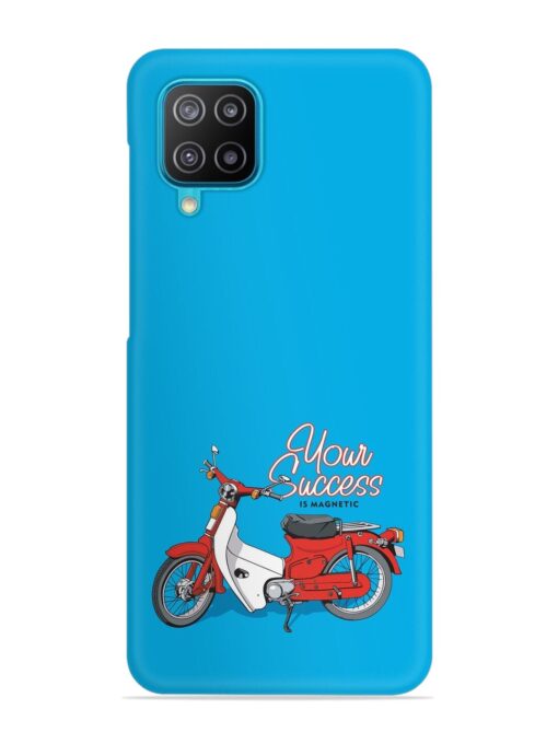 Motorcycles Image Vector Snap Case for Samsung Galaxy A12 Zapvi