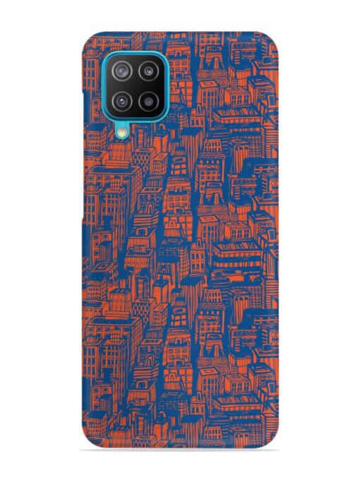 Hand Drawn Seamless Snap Case for Samsung Galaxy A12 Zapvi