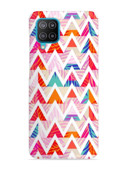 Abstract Triangle Background Snap Case for Samsung Galaxy A12 Zapvi