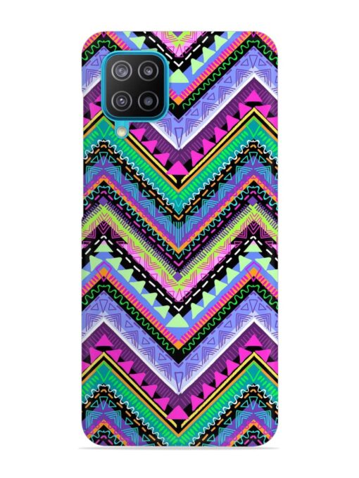 Tribal Aztec Print Snap Case for Samsung Galaxy A12 Zapvi