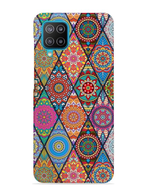 Seamless Tile Pattern Snap Case for Samsung Galaxy A12 Zapvi