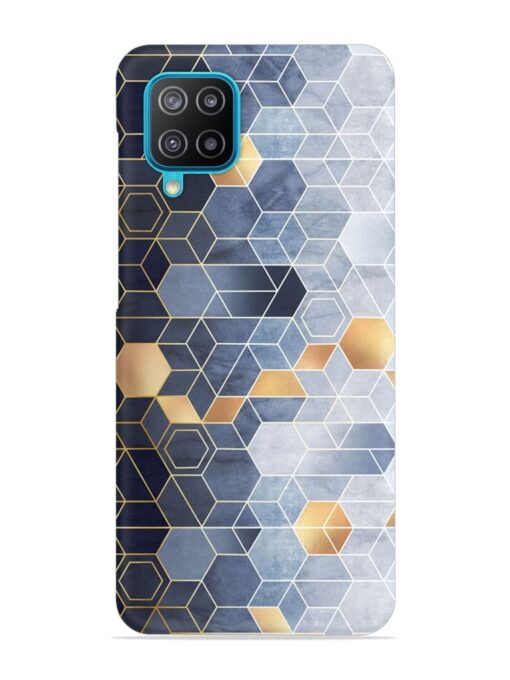 Geometric Abstraction Hexagons Snap Case for Samsung Galaxy A12 Zapvi