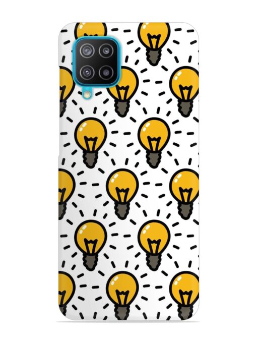 Light Bulb Seamless Snap Case for Samsung Galaxy A12 Zapvi