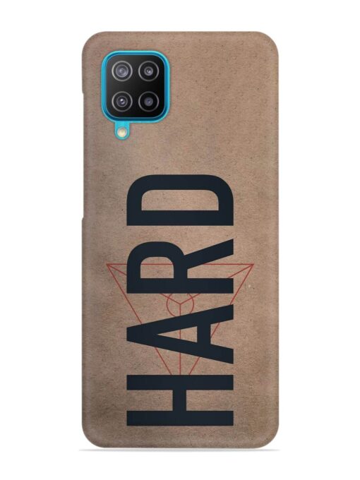 Hard Typo Snap Case for Samsung Galaxy A12 Zapvi