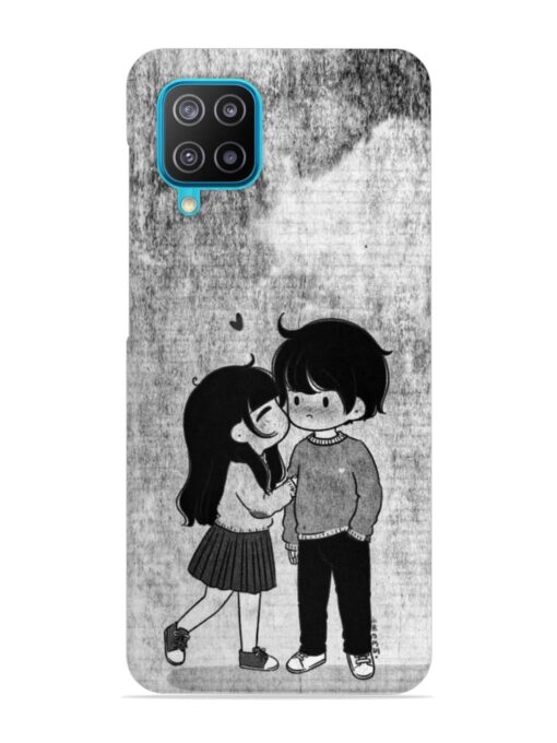 Couple Love Highlights Snap Case for Samsung Galaxy A12 Zapvi