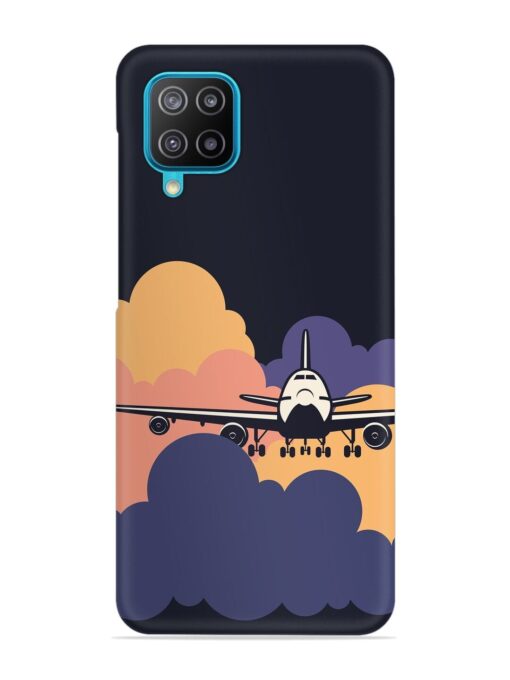 Aeroplane vector Snap Case for Samsung Galaxy A12 Zapvi