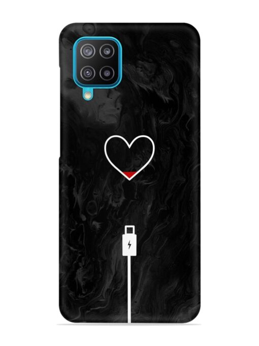 Heart Charging Vector Snap Case for Samsung Galaxy A12 Zapvi