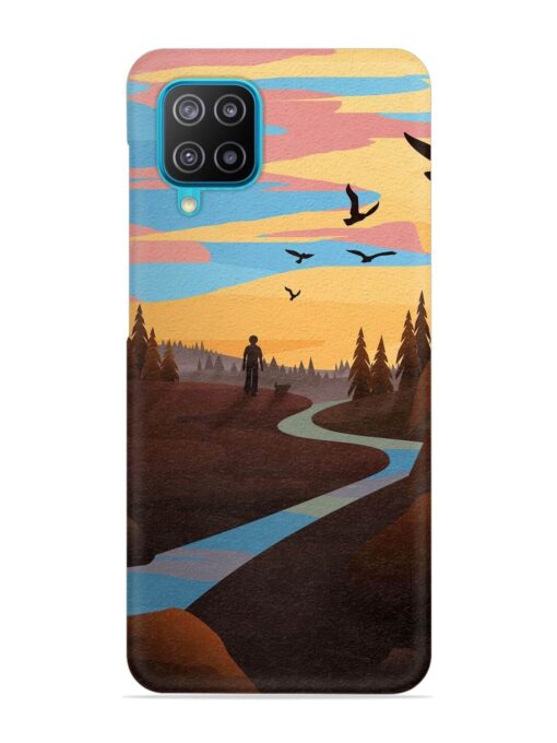 Natural Landscape Art Snap Case for Samsung Galaxy A12 Zapvi