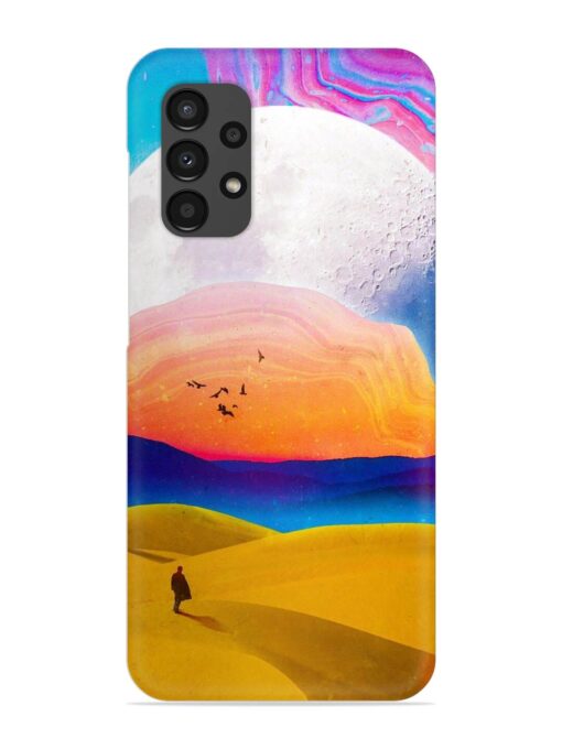 Sandy Desert Snap Case for Samsung Galaxy A13 Zapvi