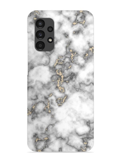 Gray And Gold Marble Snap Case for Samsung Galaxy A13