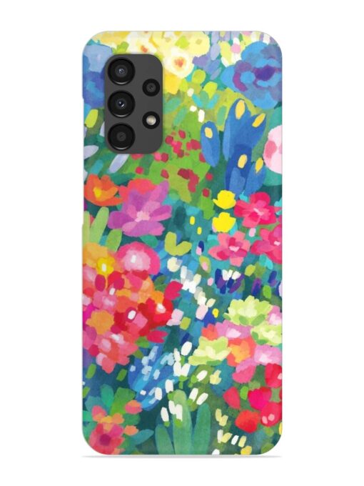 Watercolor Flower Art Snap Case for Samsung Galaxy A13 Zapvi