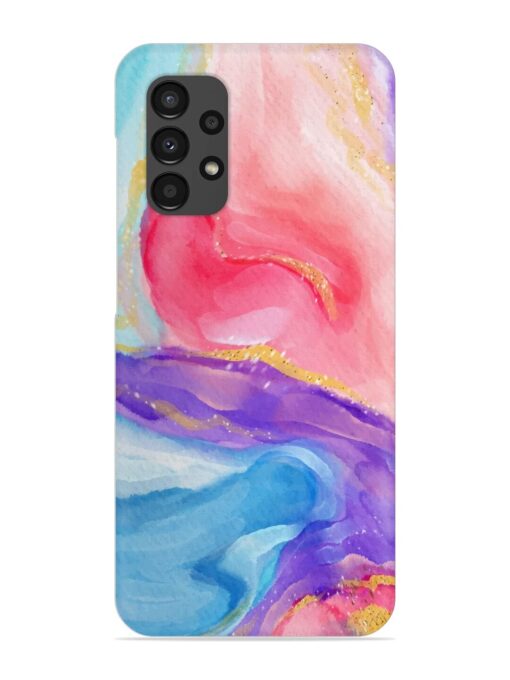 Watercolor Gradient Snap Case for Samsung Galaxy A13 Zapvi