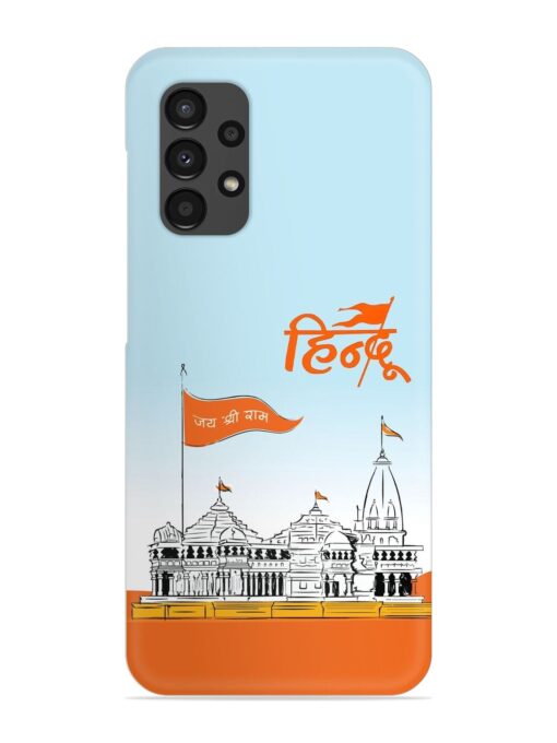 Ram Mandir Hindu Snap Case for Samsung Galaxy A13 Zapvi