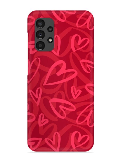 Seamless Romantic Pattern Snap Case for Samsung Galaxy A13 Zapvi