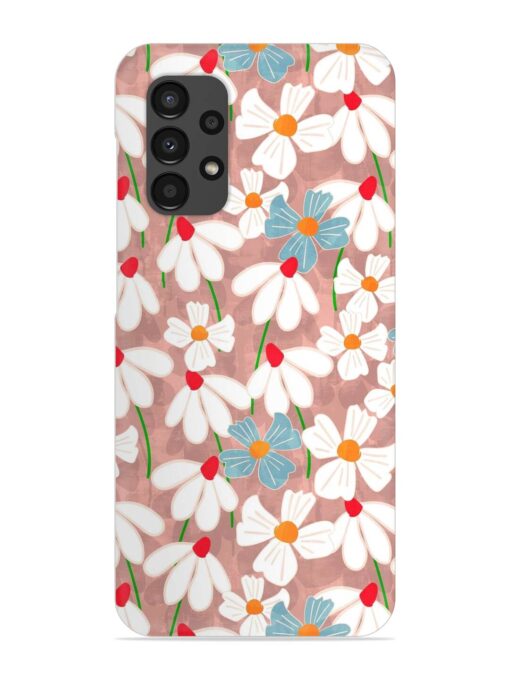 Abstract Petal Flowers Snap Case for Samsung Galaxy A13 Zapvi