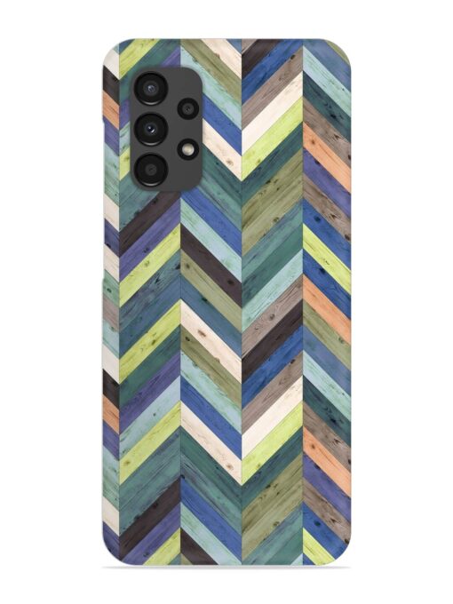 Chevron Random Color Snap Case for Samsung Galaxy A13 Zapvi