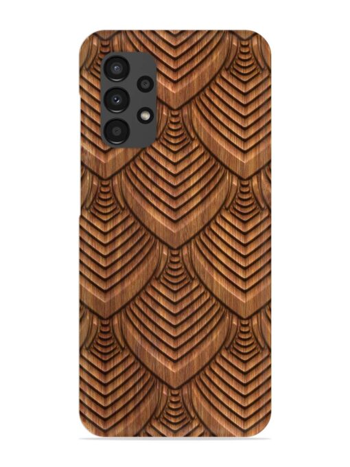 Carved Pattern On Snap Case for Samsung Galaxy A13