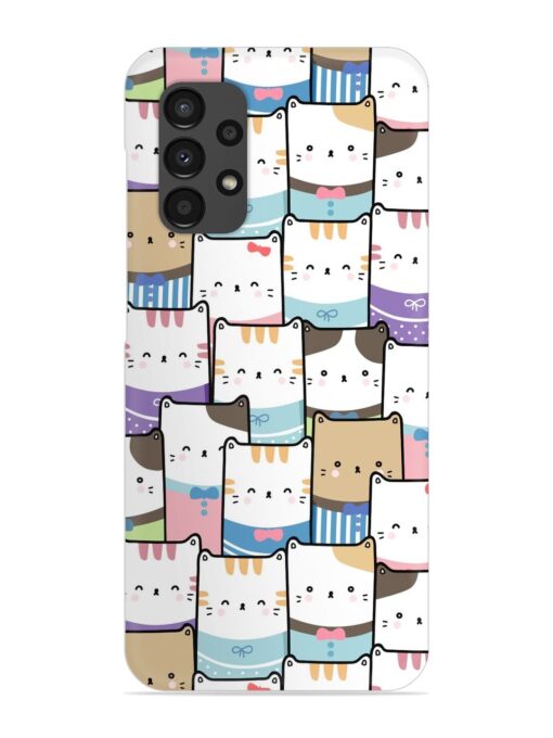 Cute Adorable Cat Snap Case for Samsung Galaxy A13 Zapvi