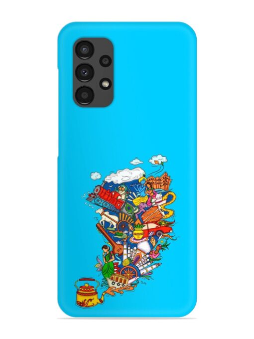 Vector Design Indian Snap Case for Samsung Galaxy A13 Zapvi