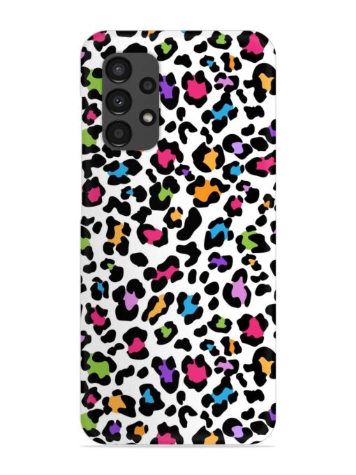 Seamless Leopard Pattern Snap Case for Samsung Galaxy A13 Zapvi