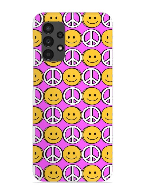 Smiley Face Peace Snap Case for Samsung Galaxy A13 Zapvi