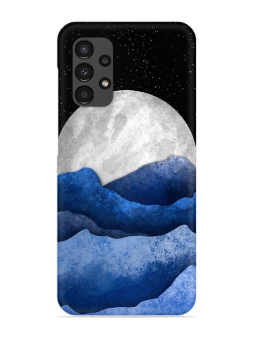 Full Moon Mountain Vector Snap Case for Samsung Galaxy A13 Zapvi