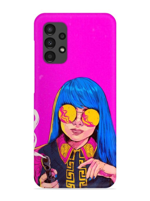 Aesthetic Anime Girl Snap Case for Samsung Galaxy A13