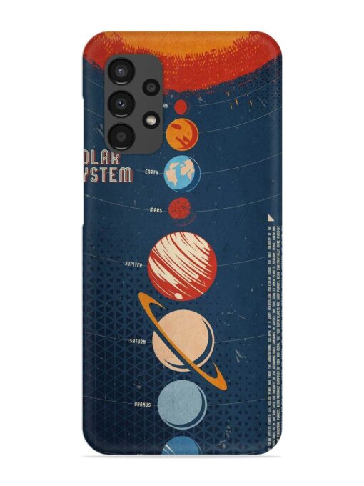 Solar System Vector Snap Case for Samsung Galaxy A13 Zapvi