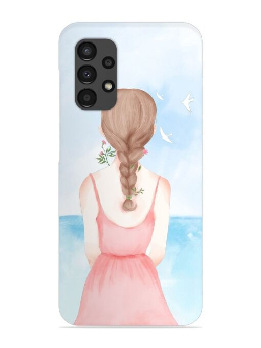 Watercolor Girl Vector Snap Case for Samsung Galaxy A13