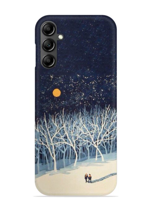 Full Moon Snowshoe Tour Snap Case for Samsung Galaxy A14 (5G) Zapvi