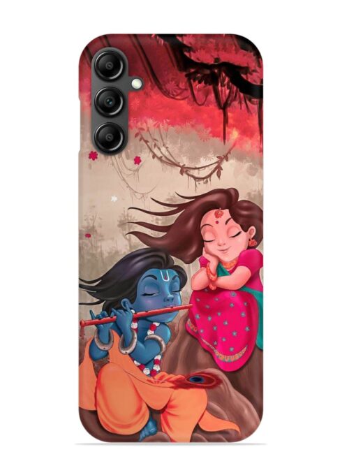 Radhe Krishna Water Art Snap Case for Samsung Galaxy A14 (5G) Zapvi