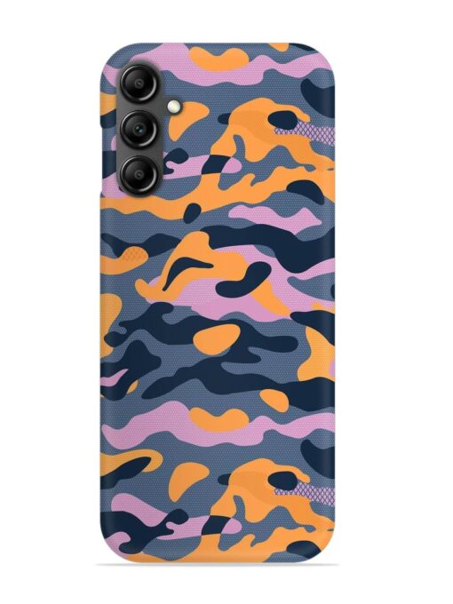 Camouflage Army Military English Orange Art Snap Case for Samsung Galaxy A14 (5G) Zapvi