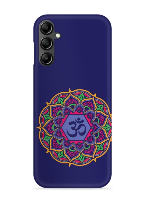 Om Mandala Art Blue Snap Case for Samsung Galaxy A14 (5G) Zapvi