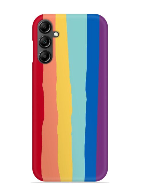 Rainbow Genuine Liquid Snap Case for Samsung Galaxy A14 (5G) Zapvi